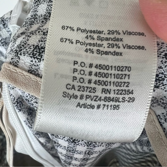 ARITZIA WILFRED Kick Flare Gingham Pants Size 2 - Picture 12 of 12